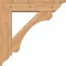 Ekena Millwork Legacy Traditional Smooth Bracket w/ Offset Brace, Western Red Cedar, 7 1/2"W x 32"D x 32"H BKT0806X32X32LEC01SWR - alternate 3